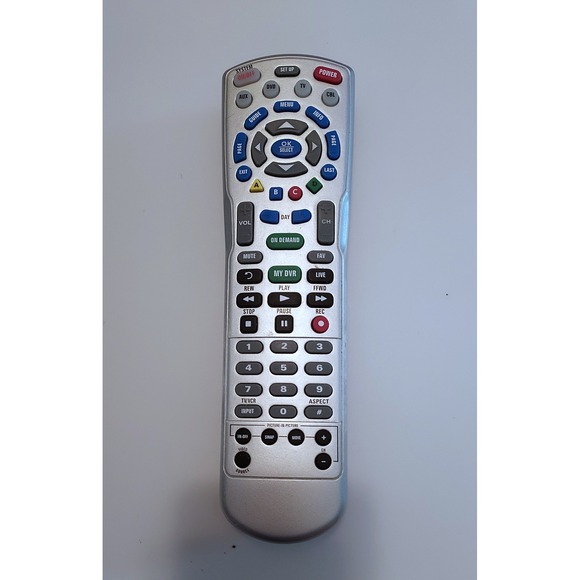 Charter Universal Remote Control 1060BC3-0780-001-R Silver Black Tested - Picture 1 of 4